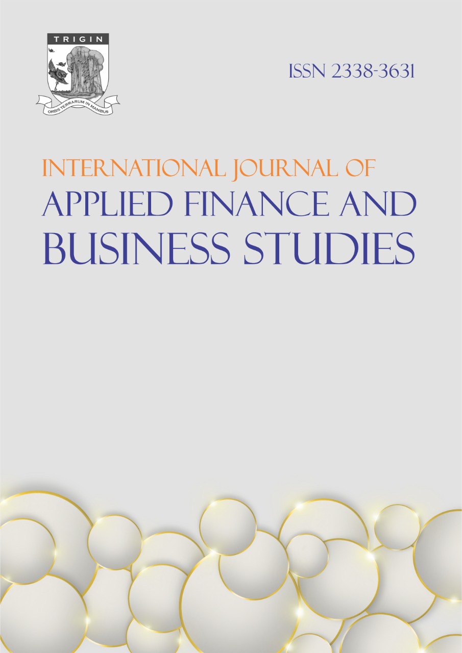 					View Vol. 12 No. 1 (2024): June: Applied Finance and Business Studies
				